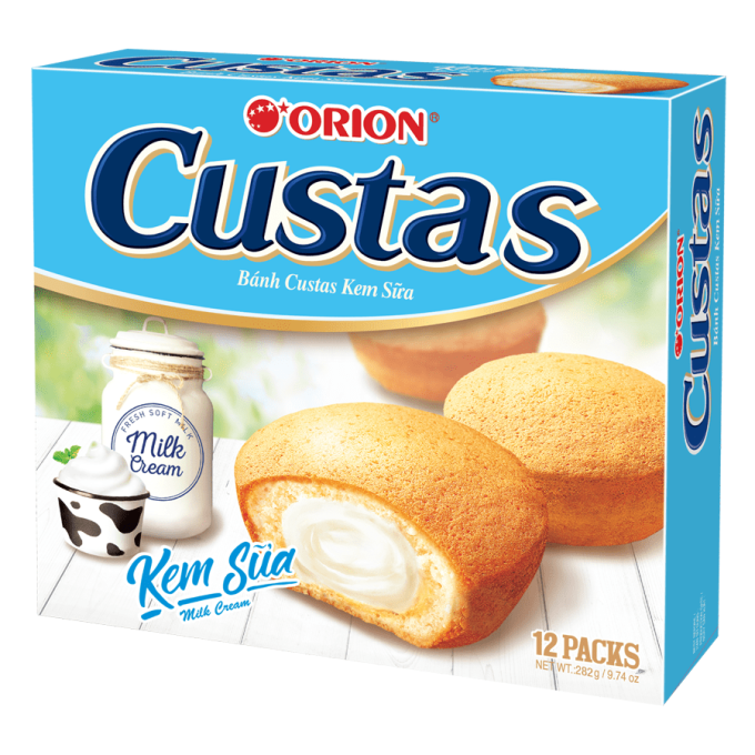 Custas Milk Cream 282g (12 Packs)