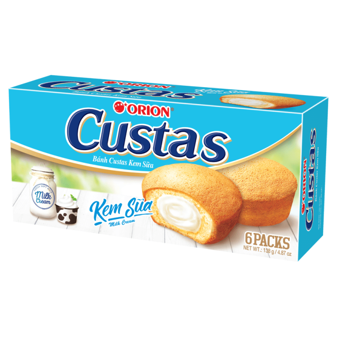 Custas Milk Cream 141g (6 Packs)