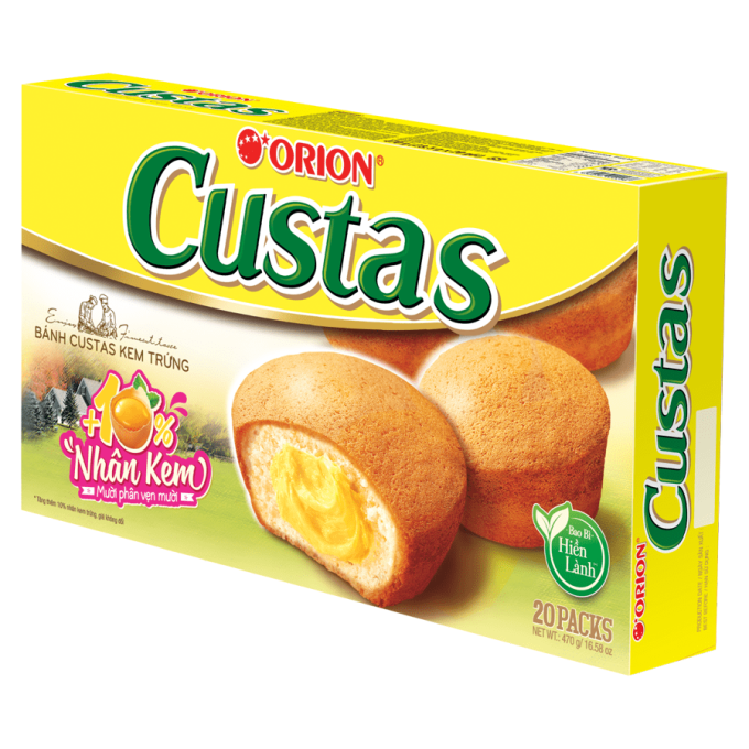 Custas Egg Cream 470g (20 Packs)
