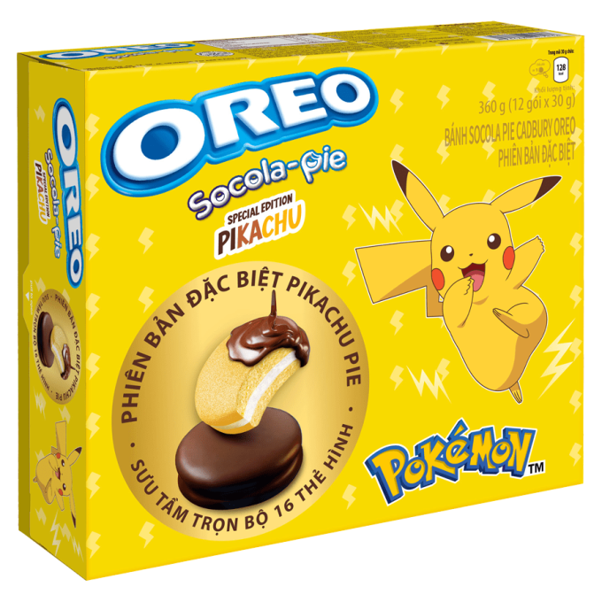 Cadbury Oreo Socola Pie Special Edition Pikachu 360g