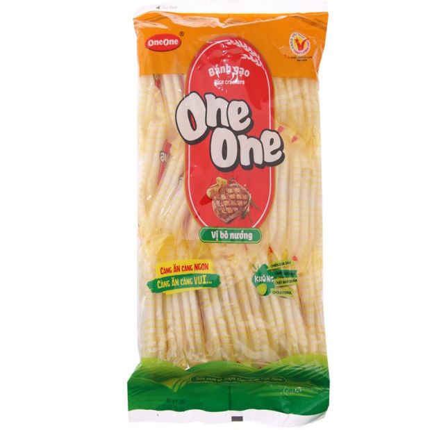 Bánh Gạo Vị Bò Nướng One One 150g (27 Cái)