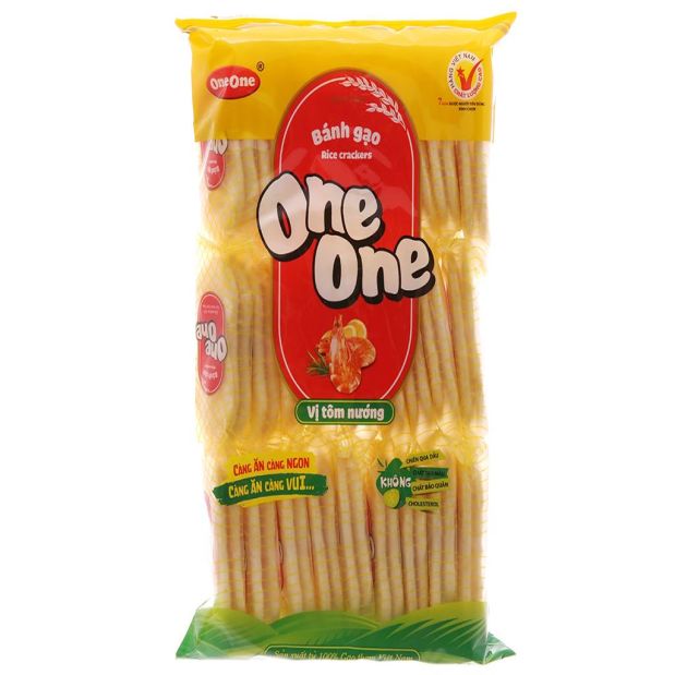 Bánh Gạo Vị Tôm Nướng One One 150g (27 Cái)