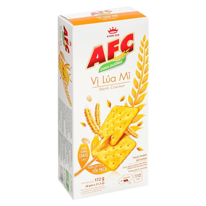 AFC Crunchy Crackers Wheat Flavor 172g