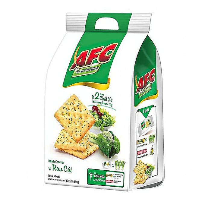 AFC Crunchy Crackers Vegetable Flavor 258g