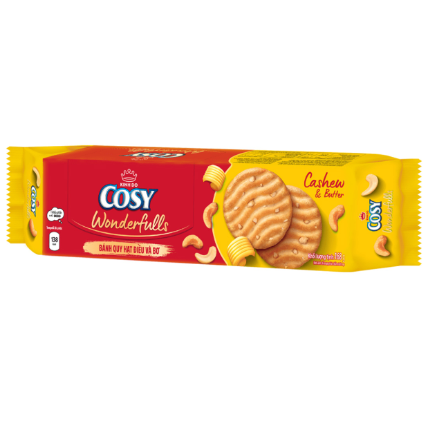 Cosy WONDERFULLS Cashew & Butter Cookies 168g