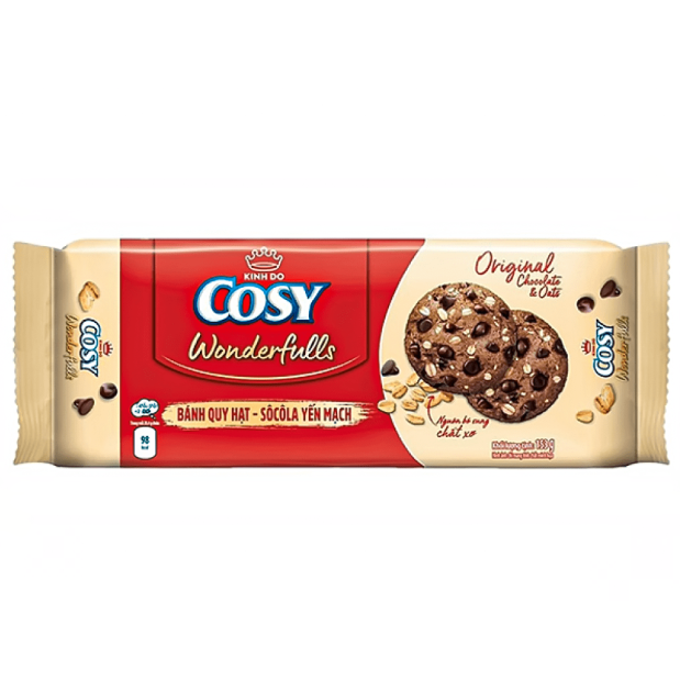 Cosy WONDERFULLS Oat & Chocolate Chips Cookies 153g