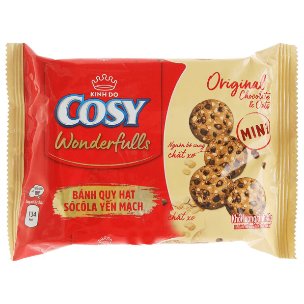 Cosy WONDERFULLS Oat & Chocolate Chips Mini Cookies 80g