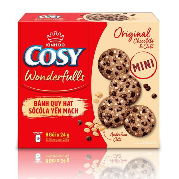 Cosy WONDERFULLS Oat & Chocolate Chips Mini Cookies 224g