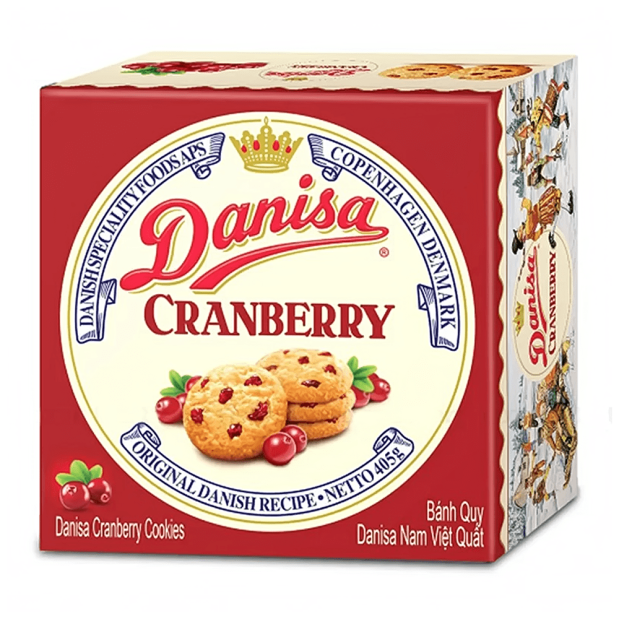 Danisa Cranberry Butter Cookies 405g