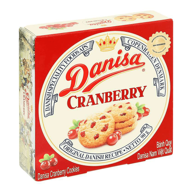 Danisa Cranberry Butter Cookies 90g