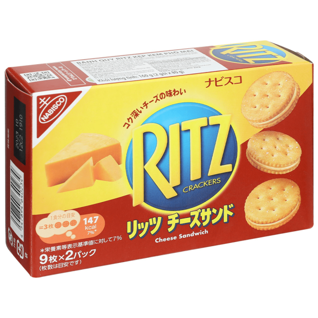 Ritz Cookies Filled Cheese Cream 160g