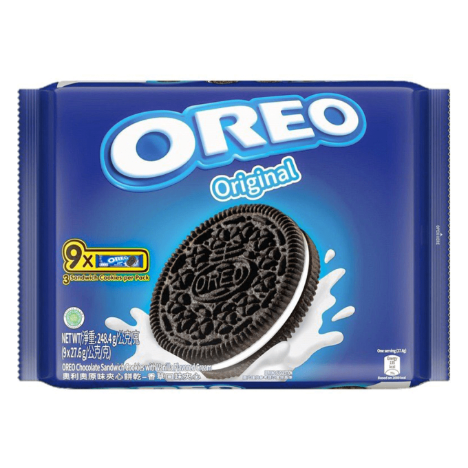 Oreo Chocolate Sandwich Cookies With Vanilla Flavored Cream 248.4g