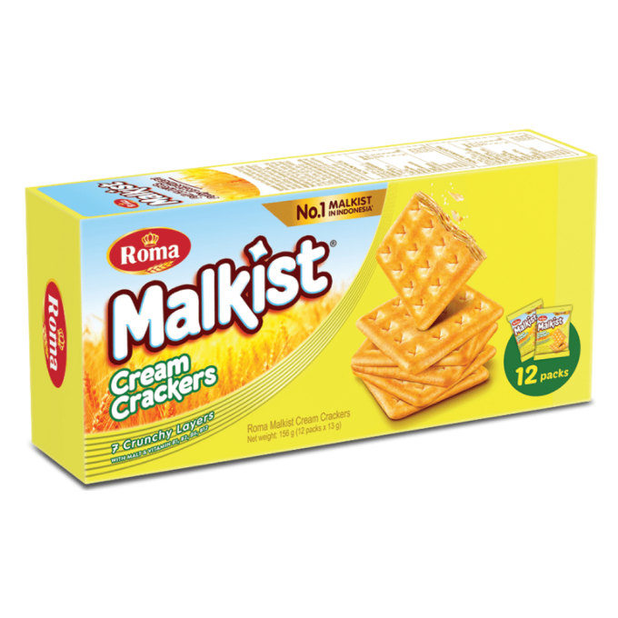 Bánh Quy Giòn Roma Malkist Cream Crackers 156g