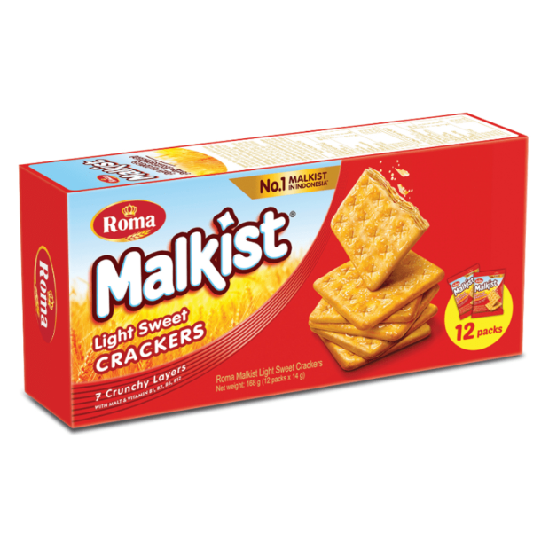 Roma Malkist Sweet Crackers 168g