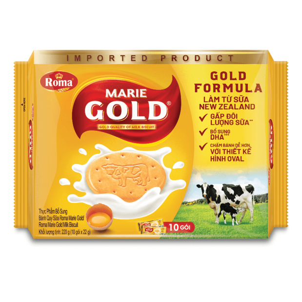 Roma Marie Gold Milk Biscuit 220g