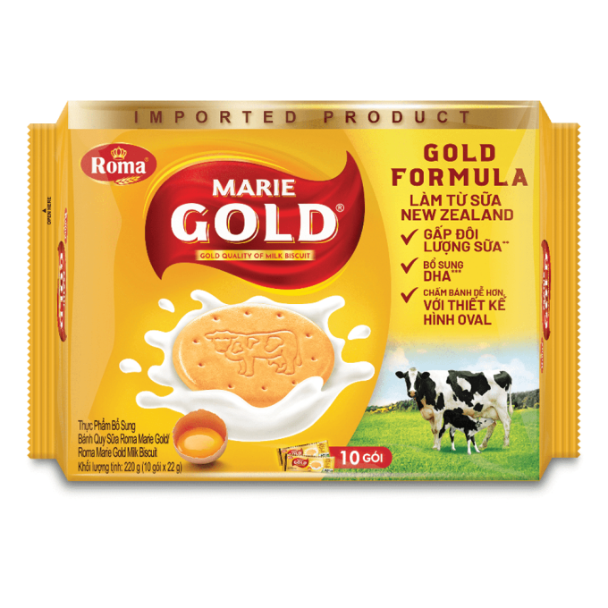 Bánh Quy Sữa Roma Marie Gold 220g