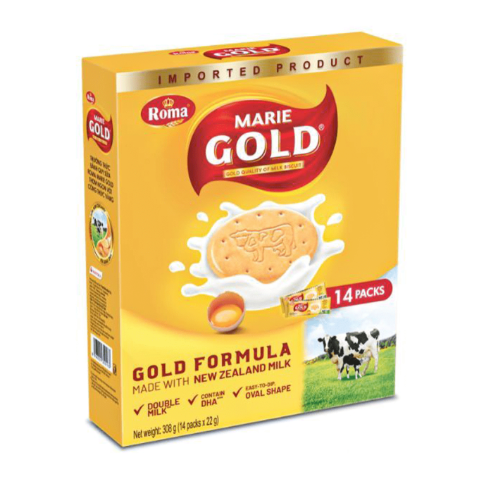 Bánh Quy Sữa Roma Marie Gold 308g