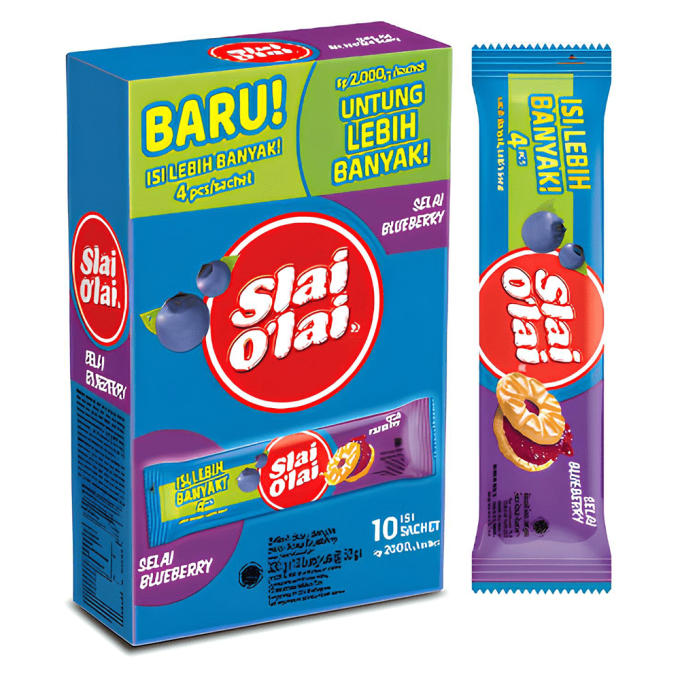 Slai O'lai Blueberry Jam Biscuit 320g