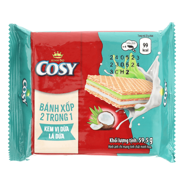 Cosy Coconut Pandan Leaves Wafer 59.5g
