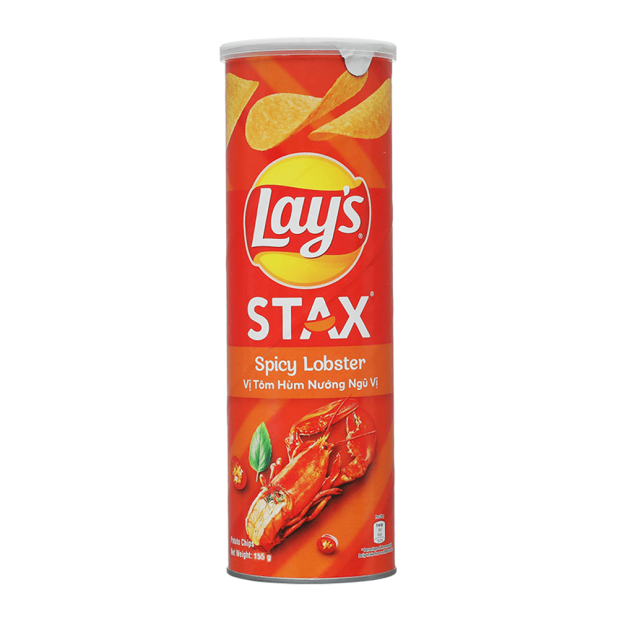Lays Stax Grilled Lobster With Five-Spice Flavored Potato Chips 155g