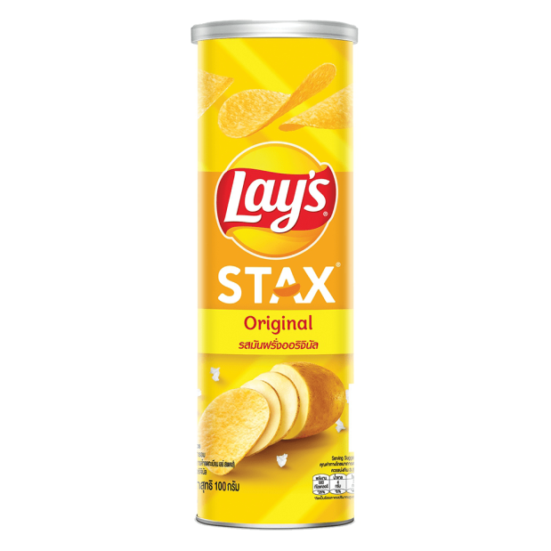 Lays Stax Natural Classic Flavored Potato Chips 100g
