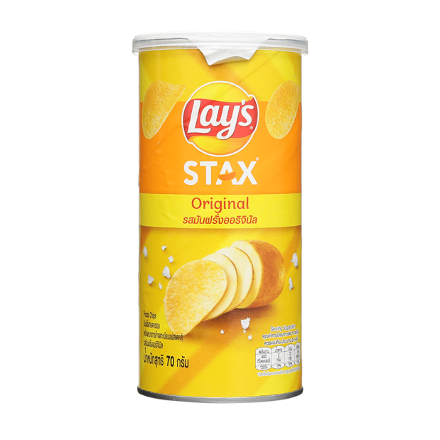 Lays Stax Natural Classic Flavored Potato Chips 70g