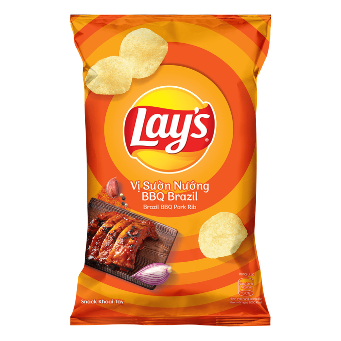 Lays Brazilian Baked Ribs Flavored Potato Chips 30g