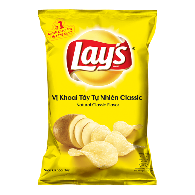 Lays Natural Classic Flavored Potato Chips 30g