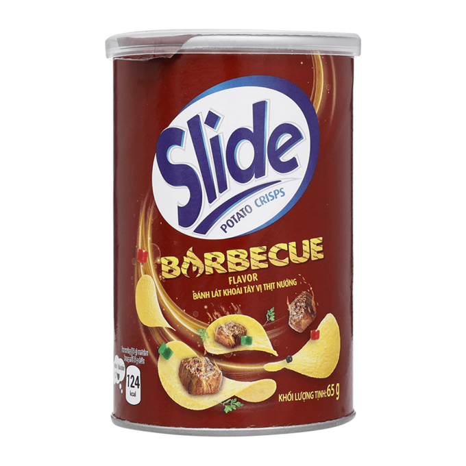 Slide Potato Chips Barbecue Flavored 65g