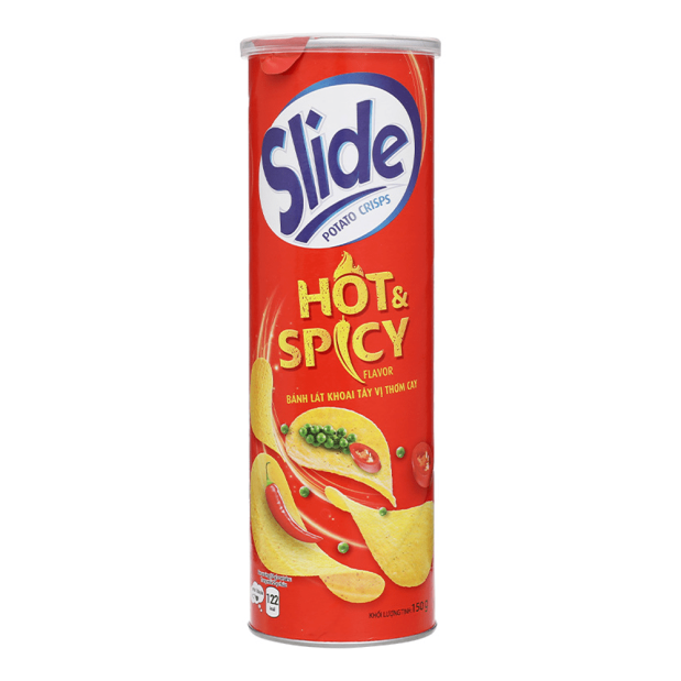 Slide Potato Chips Hot & Spicy Flavored 150g