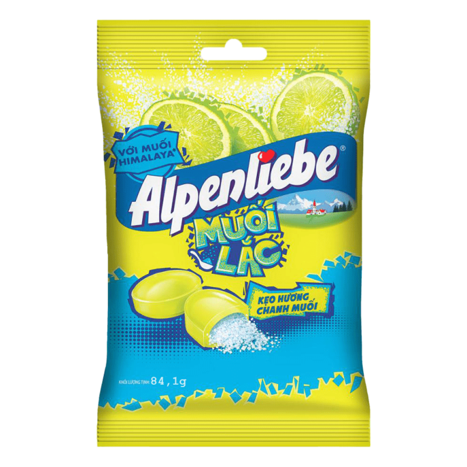 Alpenliebe Lemon Salt Hard Candy 84.1g