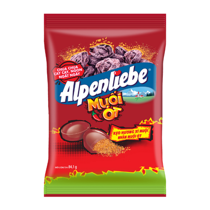 Alpenliebe Apricot Filled With Chilli Salt Hard Candy 84.1g