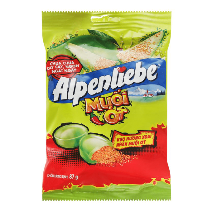 Alpenliebe Mango Filled Chilli Salt Hard Candy 87g