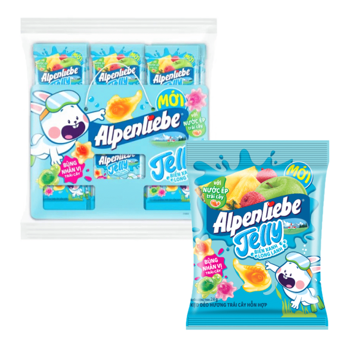 Alpenliebe Jelly Assorted Fruit 24g