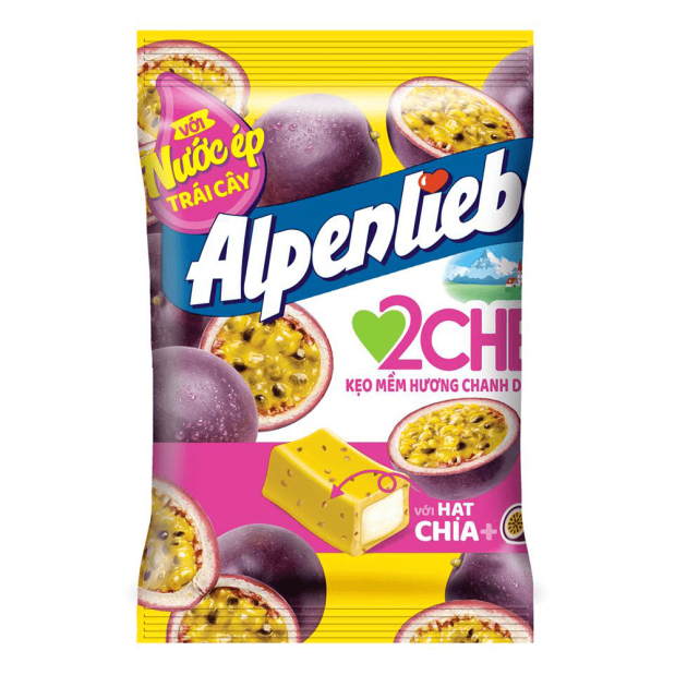 Alpenliebe Passion Fruit & Chia Seeds Chewy Candy 220.5g