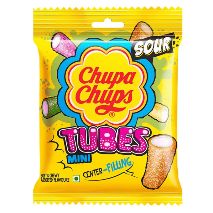 Chupa Chups Sour Mini Tubes 24g
