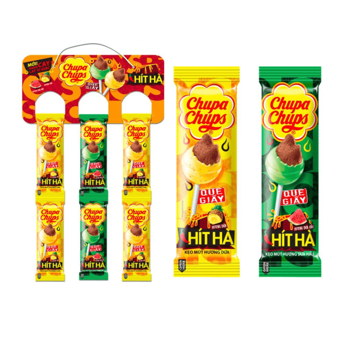 Chupa Chups Pineapple & Watermelon With Chilli Salt Filling 24g