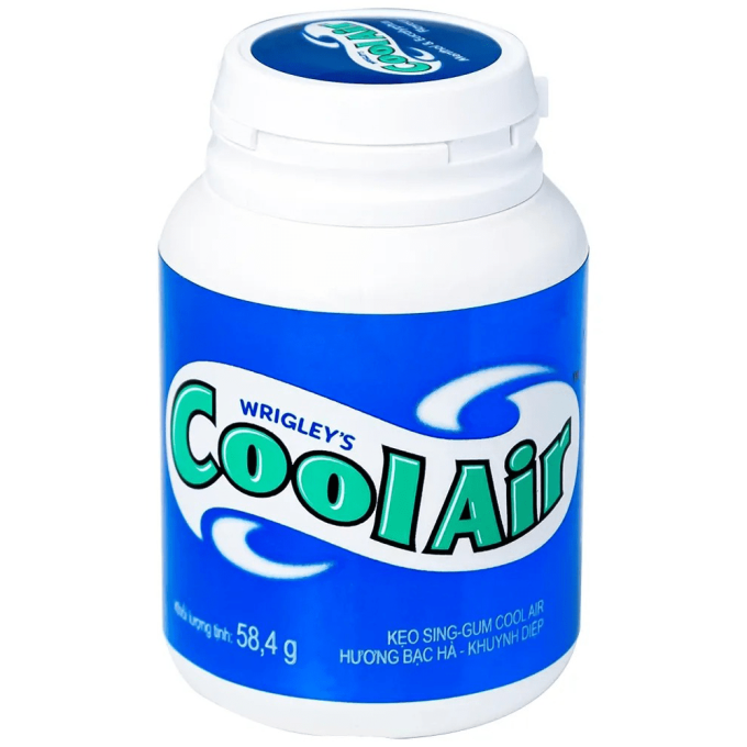 CoolAir Mint Flavored Chewing Gum 58.4g