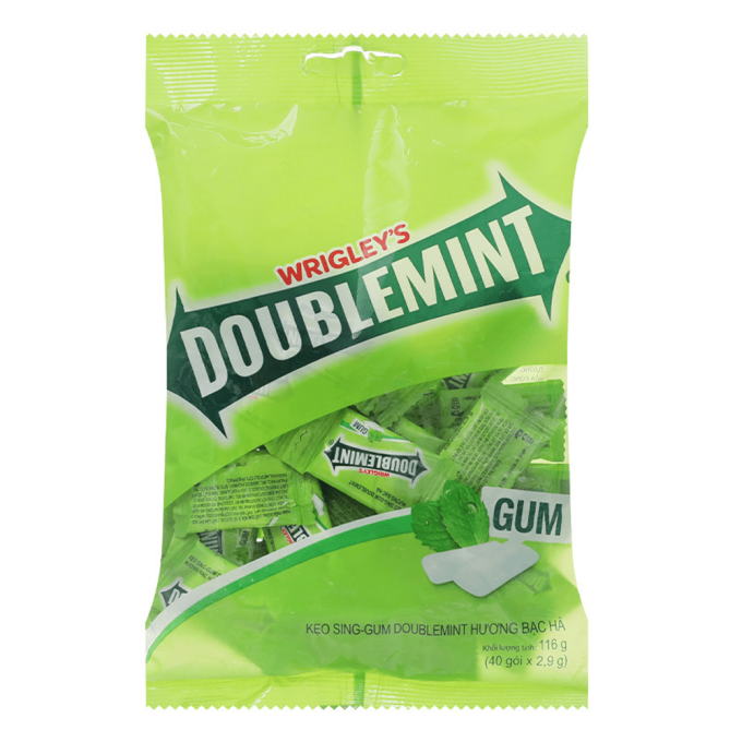 Doublemint Mint Flavored Chewing Gum 116g