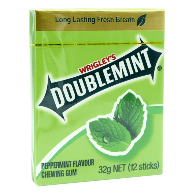 Doublemint Mint Flavored Chewing Gum 32g