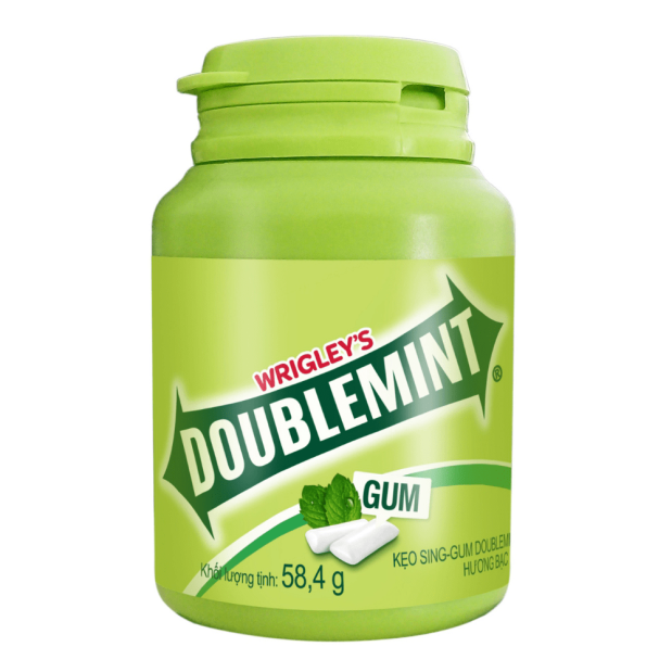 Doublemint Mint Flavored Chewing Gum 58.4g