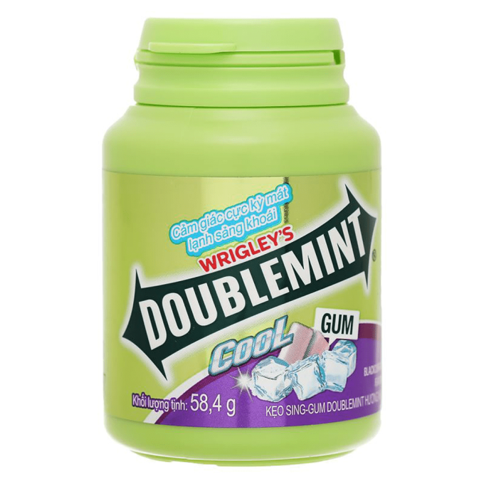Doublemint Grape Flavored Chewing Gum 58.4g