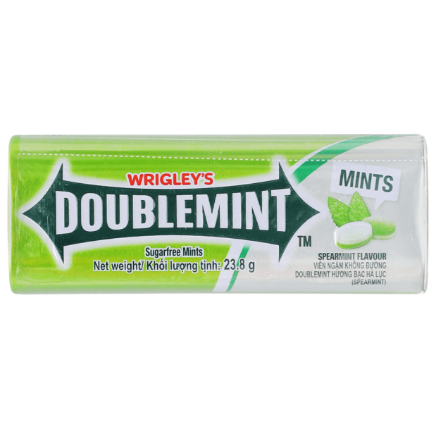 Doublemint Spearmint Flavored Sugarfree Candy 23.8g