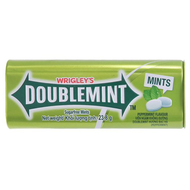 Doublemint Sugarfree Mint Flavored Candy 23.8g
