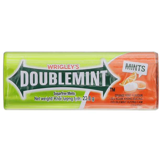 Doublemint Sugarfree Orange Flavored Candy 23.8g