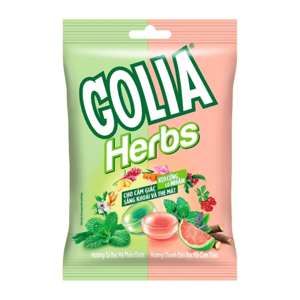 Golia Herbs With Lemongrass Mint Syrup & Lemon With Rosy Pulp Mint Licorice Syrup 95.7g