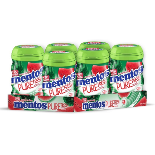 Mentos Non-sugar Pure Fresh Watermelon Chewing Gum 61.25g