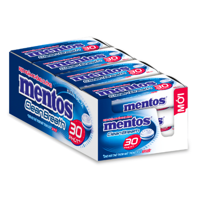 Mentos Non-sugar Cleanbreath Mint 35g