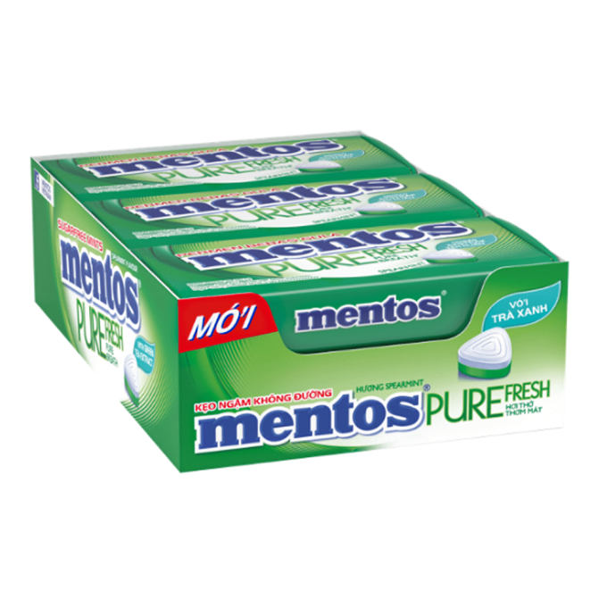 Mentos Non-sugar Pure Fresh Spearmint 35g