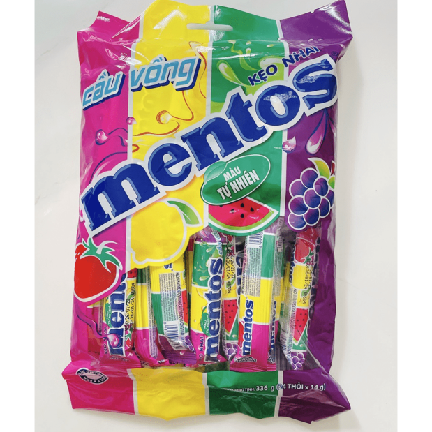 Mentos Rainbow Fruity Chewy Candy 240g